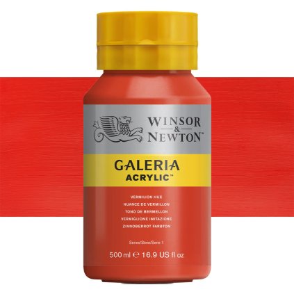 682 akrylová barva Winsor Newton Galeria acrylic 500ml vermilion hue