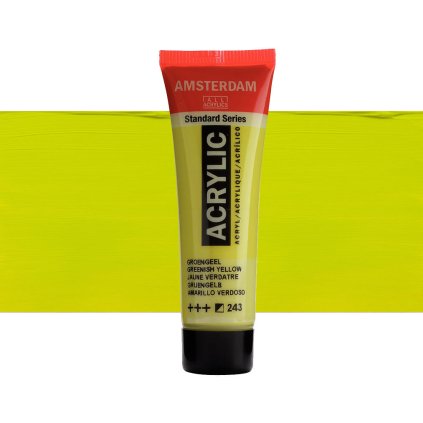 Akrylová barva Amsterdam 20 ml greenish yellow