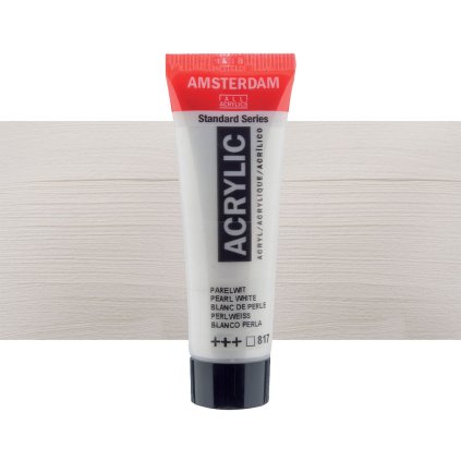 Akrylová barva Amsterdam 20 ml Pearl white