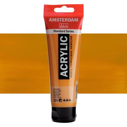 Akrylová barva Amsterdam 120 ml Gold ochre