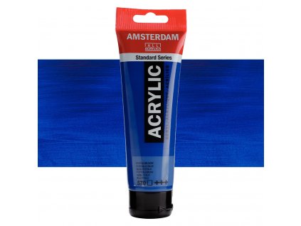 Akrylová barva Amsterdam 120 ml Phthalo blue