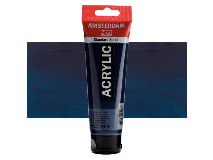 Akrylová barva Amsterdam 120 ml Prussian blue (phthalo)