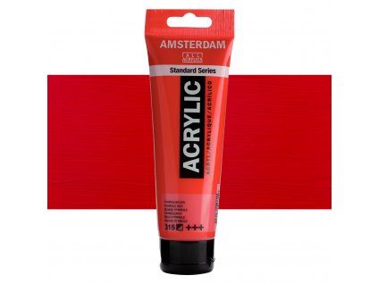 Akrylová barva Amsterdam 120 ml Pyrrole red