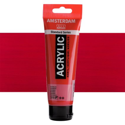 Akrylová barva Amsterdam 120 ml Carmine