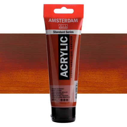 Akrylová barva Amsterdam 120 ml Burnt sienna