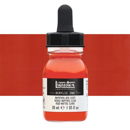 294 akrylový inkoust liquitex 30ml napthol red light