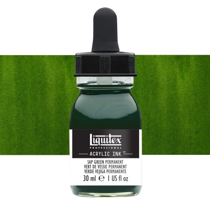 315 akrylový inkoust liquitex 30ml sap green permanent