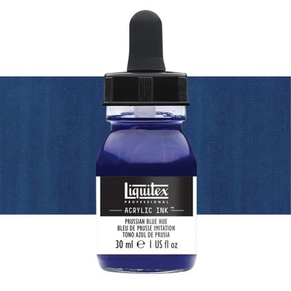320 akrylový inkoust liquitex 30ml prussian blue hue