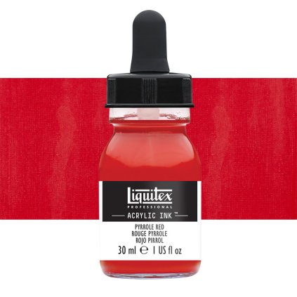 321 akrylový inkoust liquitex 30ml pyrrole red