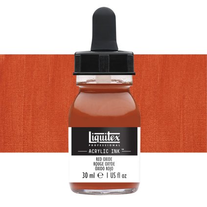 335 akrylový inkoust liquitex 30ml red oxide
