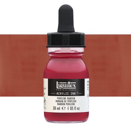 507 akrylový inkoust liquitex 30ml perylene maroon