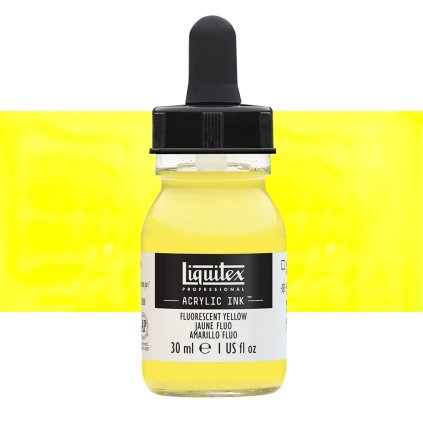981 akrylový inkoust liquitex 30ml fluorescent yellow