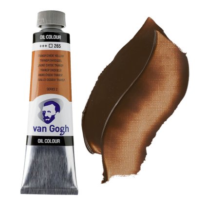 olejová barva van gogh 40ml hnědá 265 transparent oxide yellow