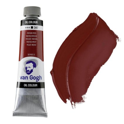 olejová barva van gogh 40ml hnědá 347 indian red