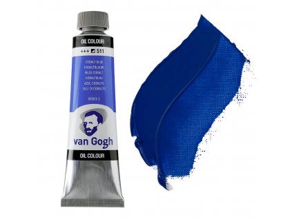 olejová barva van gogh 40ml modrá 511 cobalt blue