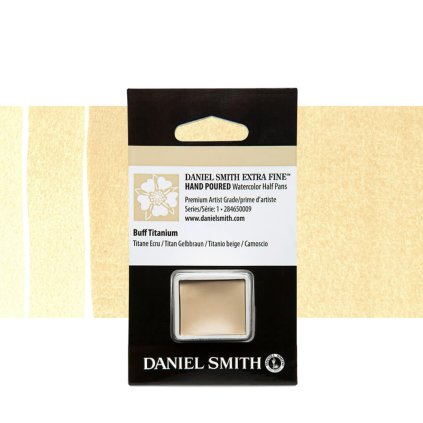 akvarelová barva daniel smith půlpánvička buff titanium