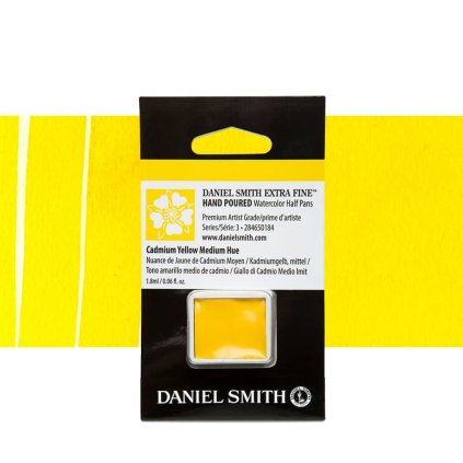akvarelová barva daniel smith půlpánvička cadmium yellow medium hue