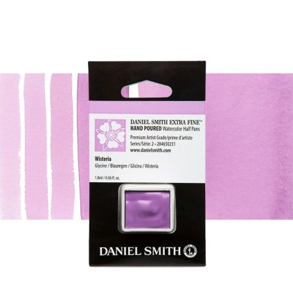 akvarelová barva daniel smith půlpánvička wisteria
