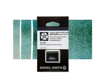 akvarelová barva daniel smith půlpánvička lunar blue
