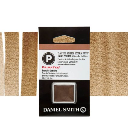 akvarelová barva daniel smith půlpánvička bronzite genuine