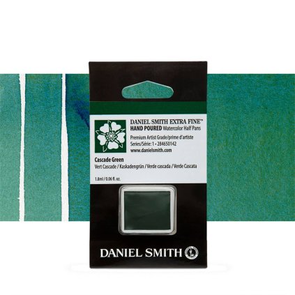 akvarelová barva daniel smith půlpánvička cascade green