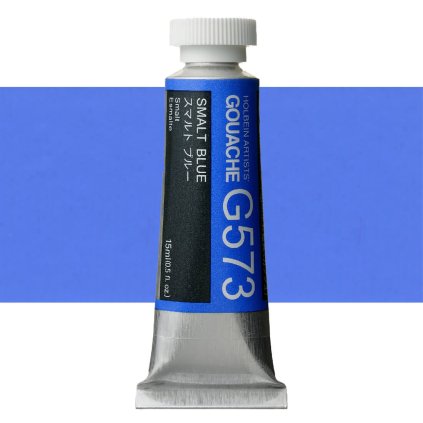 Kvašová barva Holbein 15ml modrá 573 smalt blue