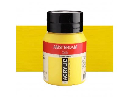 Akrylová barva Amsterdam 500 ml primary yellow