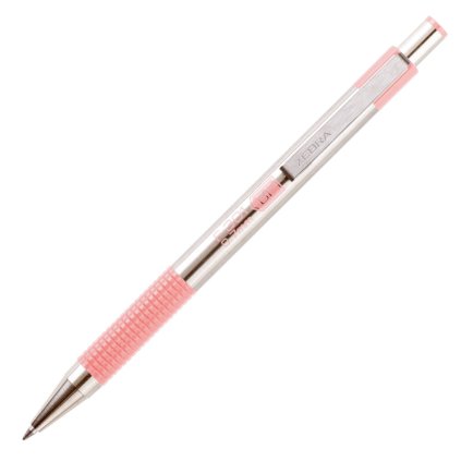 kuličkové pero zebra f301 pastel pink