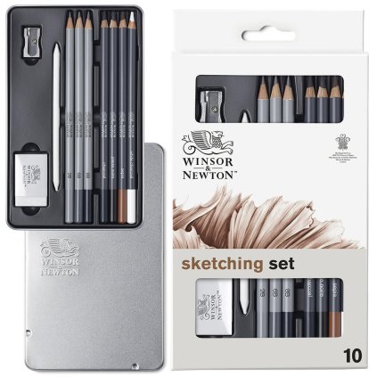 Sada skicovacích tužek Winsor & Newton 10 ks