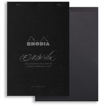 Kaligrafický blok Rhodia Scribe black kombinace