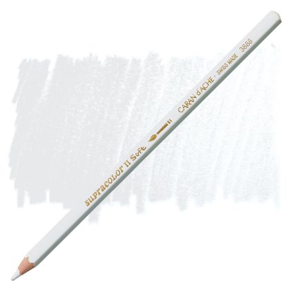 pastelky Supracolor Caran d'Ache 001 White