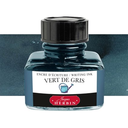 inkoust pro plnici pera herbin 30ml vert de gris