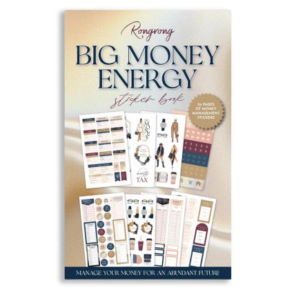 Samolepky Rongrong Big Money Energy