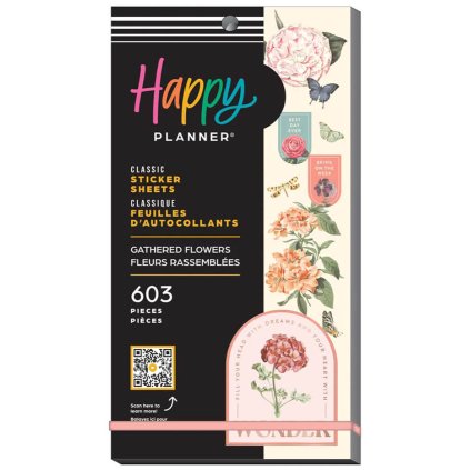 Samolepky happy planner Gathered Flowers