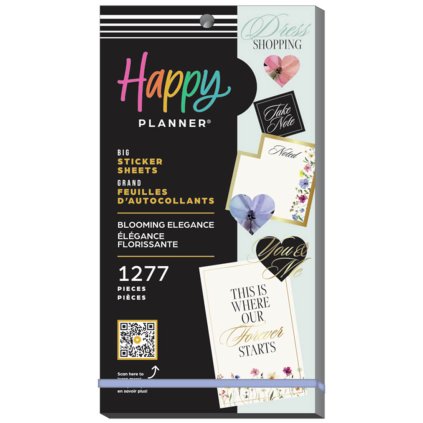 Samolepky happy planner Blooming Elegance Wedding