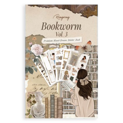 Samolepky Rongrong Bookworm v3