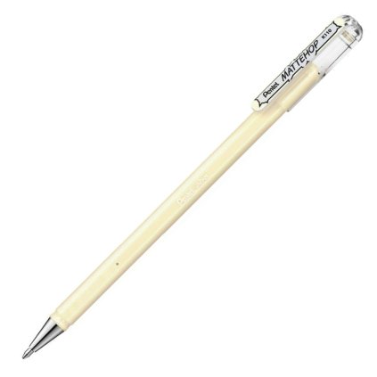 pentel mattehop gelove pero ivory white