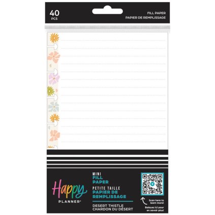 papíry do diáře happy planner mini