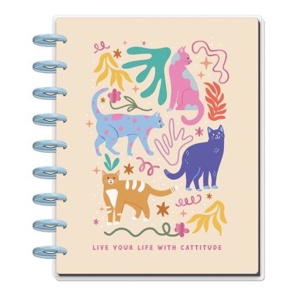 diář happy planner classic whimsical whiskers