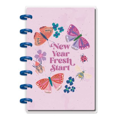 diář happy planner mini midnight botanical