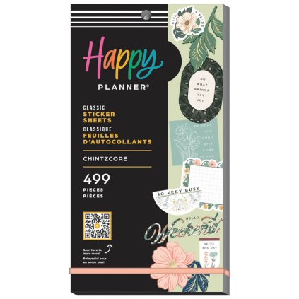 samolepky happy planner chintzcore