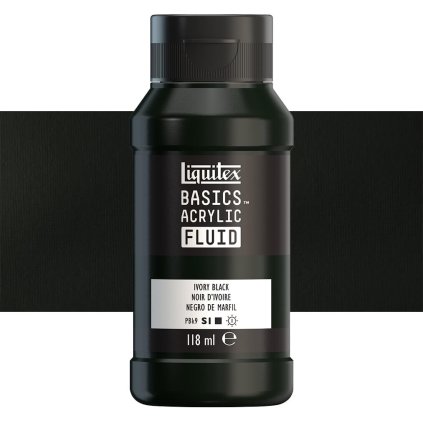 244 akrylový fluid liquitex ivory black