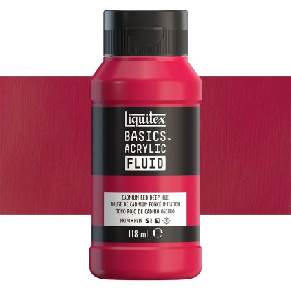 311 akrylový fluid liquitex cadmium red deep hue