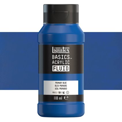 420 akrylový fluid liquitex primary blue