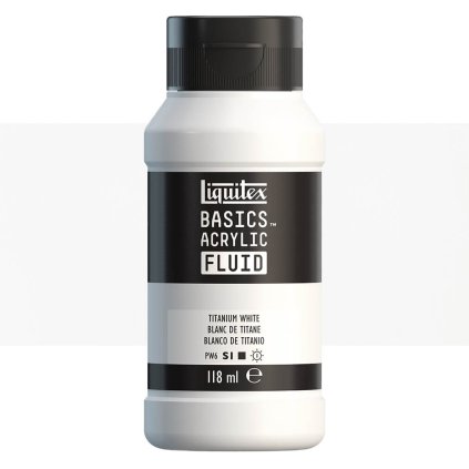 432 akrylový fluid liquitex titanium white