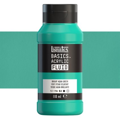 660 akrylový fluid liquitex brilliant aqua green