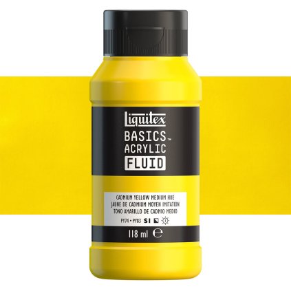 830 akrylový fluid liquitex cadmium yellow medium hue