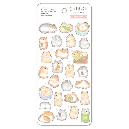 samolepky mind wave cherish hamster