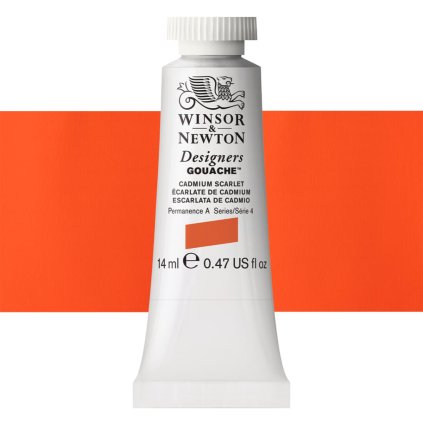 106 kvašová barva winsor newton CADMIUM SCARLET