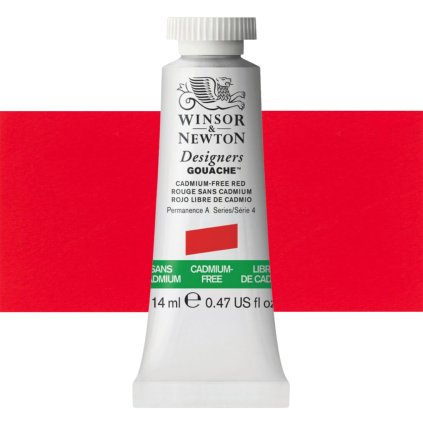 901 kvašová barva winsor newton CADMIUM FREE RED
